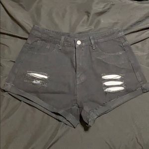 BRAND NEW Black Jean Shorts 😊😊